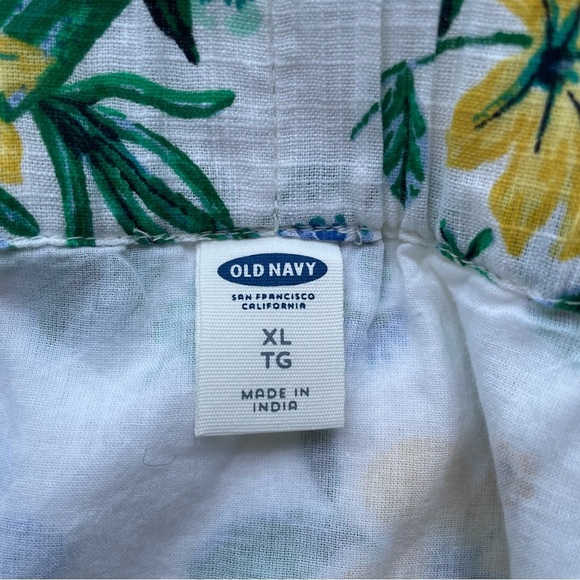 Old Navy Off the Shoulder Floral Summer Spring Cotton Sundress 3/4 Sleeve XL - Picture 9 of 9